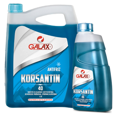 antifriz galax zeleni korsantin 40 1l 3l